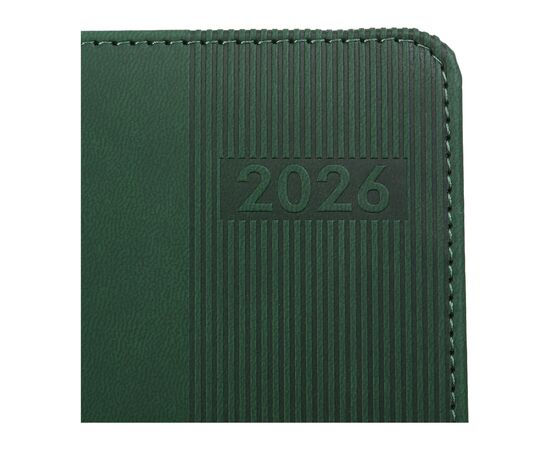 Тижневик Buromax датований 2026 BARONE, А5 зелений (BM.21107-04), зображення 5