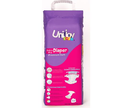 Подгузники Unijoy baby Soft М 3 (6-11 кг) 36 шт (6998526216187), изображение 2 Подгузники Unijoy baby Soft М 3 (6-11 кг) 36 шт (6998526216187), изображение 2