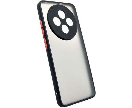 Чехол для мобильного телефона Dengos Matte OPPO Reno 12F 4G Black (DG-TPU-MATT-167), изображение 2 Чехол для мобильного телефона Dengos Matte OPPO Reno 12F 4G Black (DG-TPU-MATT-167), изображение 2