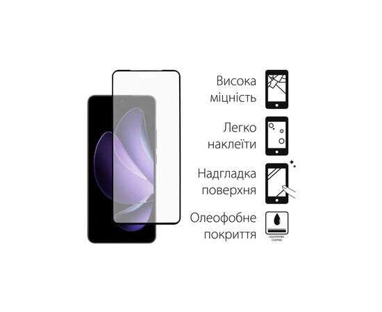 Чехол для мобильного телефона Dengos Oppo Reno 13F 4G Case Matte + 2 Glass (Black) (DG-CTG2P-21), изображение 3 Чехол для мобильного телефона Dengos Oppo Reno 13F 4G Case Matte + 2 Glass (Black) (DG-CTG2P-21), изображение 3