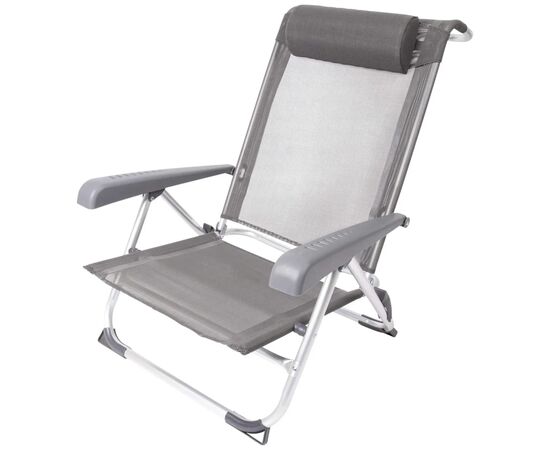 Кресло складное Bo-Camp Saint-Tropez Grey (1204796) (DAS303395), изображение 4 Кресло складное Bo-Camp Saint-Tropez Grey (1204796) (DAS303395), изображение 4
