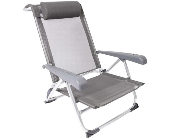 Кресло складное Bo-Camp Saint-Tropez Grey (1204796) (DAS303395) Кресло складное Bo-Camp Saint-Tropez Grey (1204796) (DAS303395)