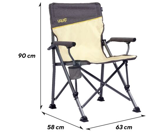 Кресло складное Uquip Roxy Sand/Grey (244038) (DAS303229), изображение 6 Кресло складное Uquip Roxy Sand/Grey (244038) (DAS303229), изображение 6