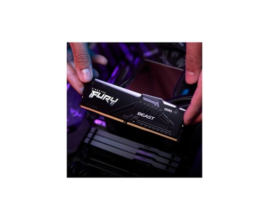 Модуль памяти для компьютера DDR5 128GB (2x64GB) 5600 MHz Beast RGB Kingston Fury (ex.HyperX) (KF556C40BBAK2-128), изображение 11 Модуль памяти для компьютера DDR5 128GB (2x64GB) 5600 MHz Beast RGB Kingston Fury (ex.HyperX) (KF556C40BBAK2-128), изображение 11