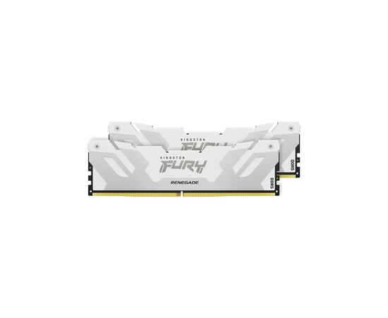 Модуль памяти для компьютера DDR5 32GB (2x16GB) 8000 MHz Renegade White Kingston Fury (ex.HyperX) (KF580C38RWK2-32), изображение 2 Модуль памяти для компьютера DDR5 32GB (2x16GB) 8000 MHz Renegade White Kingston Fury (ex.HyperX) (KF580C38RWK2-32), изображение 2