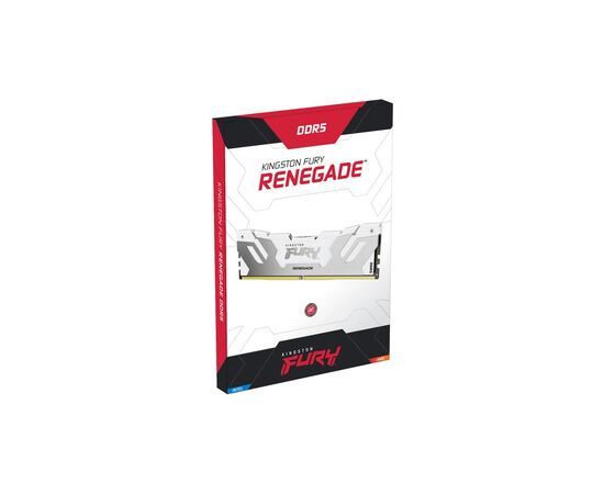 Модуль памяти для компьютера DDR5 32GB (2x16GB) 8000 MHz Renegade White Kingston Fury (ex.HyperX) (KF580C38RWK2-32), изображение 5 Модуль памяти для компьютера DDR5 32GB (2x16GB) 8000 MHz Renegade White Kingston Fury (ex.HyperX) (KF580C38RWK2-32), изображение 5