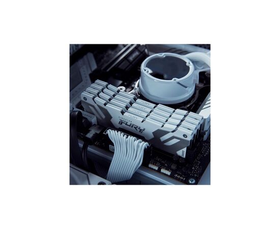 Модуль памяти для компьютера DDR5 32GB (2x16GB) 8000 MHz Renegade White Kingston Fury (ex.HyperX) (KF580C38RWK2-32), изображение 8 Модуль памяти для компьютера DDR5 32GB (2x16GB) 8000 MHz Renegade White Kingston Fury (ex.HyperX) (KF580C38RWK2-32), изображение 8