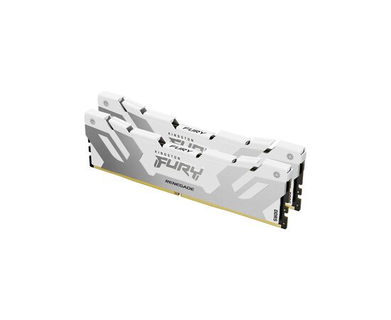 Модуль памяти для компьютера DDR5 32GB (2x16GB) 8000 MHz Renegade White Kingston Fury (ex.HyperX) (KF580C38RWK2-32) Модуль памяти для компьютера DDR5 32GB (2x16GB) 8000 MHz Renegade White Kingston Fury (ex.HyperX) (KF580C38RWK2-32)
