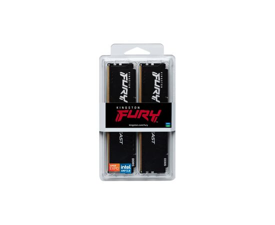 Модуль памяти для компьютера DDR5 64GB (2x32GB) 5200 MHz Beast Black Kingston Fury (ex.HyperX) (KF552C40BB2K2-64), изображение 5 Модуль памяти для компьютера DDR5 64GB (2x32GB) 5200 MHz Beast Black Kingston Fury (ex.HyperX) (KF552C40BB2K2-64), изображение 5