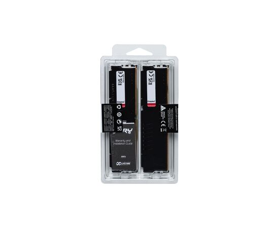 Модуль памяти для компьютера DDR5 64GB (2x32GB) 5200 MHz Beast Black Kingston Fury (ex.HyperX) (KF552C40BB2K2-64), изображение 6 Модуль памяти для компьютера DDR5 64GB (2x32GB) 5200 MHz Beast Black Kingston Fury (ex.HyperX) (KF552C40BB2K2-64), изображение 6