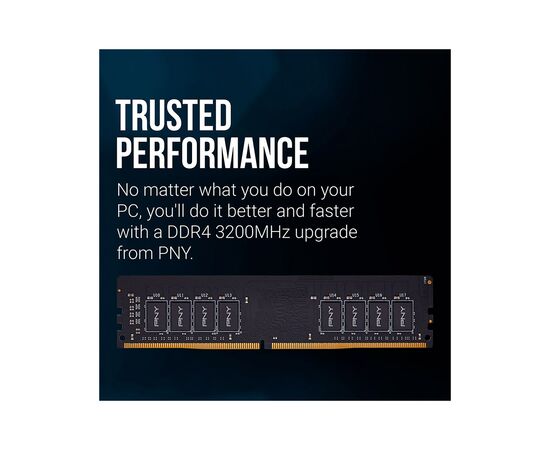 Модуль памяти для компьютера DDR4 16GB 3200 MHz PNY (MD16GSD43200-SI), изображение 5 Модуль памяти для компьютера DDR4 16GB 3200 MHz PNY (MD16GSD43200-SI), изображение 5