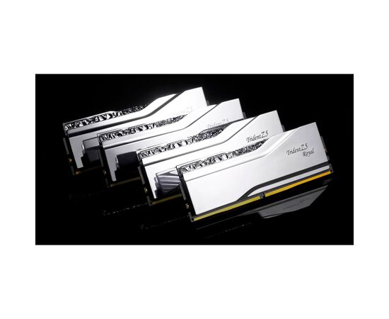 Модуль памяти для компьютера DDR5 32GB (2x16GB) 6400 MHz Trident Z5 Royal Silver G.Skill (F5-6400J3239G16GX2-TR5S), изображение 6 Модуль памяти для компьютера DDR5 32GB (2x16GB) 6400 MHz Trident Z5 Royal Silver G.Skill (F5-6400J3239G16GX2-TR5S), изображение 6
