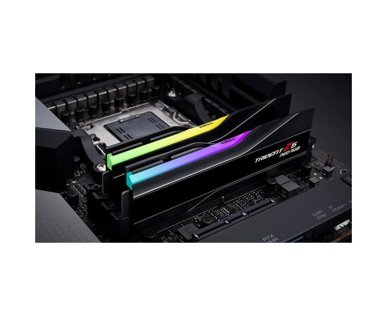 Модуль памяти для компьютера DDR5 48GB (2x24GB) 6000 MHz Trident Z5 Neo RGB Matte Black G.Skill (F5-6000J2836F24GX2-TZ5NR), изображение 6 Модуль памяти для компьютера DDR5 48GB (2x24GB) 6000 MHz Trident Z5 Neo RGB Matte Black G.Skill (F5-6000J2836F24GX2-TZ5NR), изображение 6