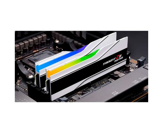 Модуль памяти для компьютера DDR5 48GB (2x24GB) 6400 MHz Trident Z5 Neo RGB Matte White G.Skill (F5-6400J3239F24GX2-TZ5NRW), изображение 5 Модуль памяти для компьютера DDR5 48GB (2x24GB) 6400 MHz Trident Z5 Neo RGB Matte White G.Skill (F5-6400J3239F24GX2-TZ5NRW), изображение 5