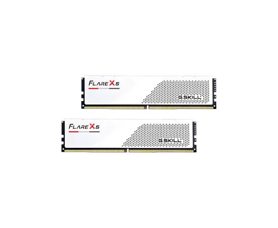 Модуль памяти для компьютера DDR5 64GB (2x32GB) 6000 MHz Flare X5 Matte White G.Skill (F5-6000J2836G32GX2-FX5W) Модуль памяти для компьютера DDR5 64GB (2x32GB) 6000 MHz Flare X5 Matte White G.Skill (F5-6000J2836G32GX2-FX5W)