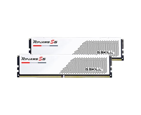 Модуль памяти для компьютера DDR5 64GB (2x32GB) 6000 MHz Ripjaws S5 Matte White G.Skill (F5-6000J2836G32GX2-RS5W), изображение 2 Модуль памяти для компьютера DDR5 64GB (2x32GB) 6000 MHz Ripjaws S5 Matte White G.Skill (F5-6000J2836G32GX2-RS5W), изображение 2