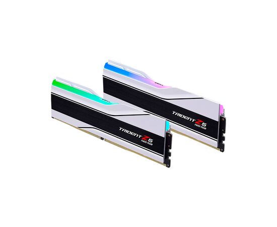 Модуль памяти для компьютера DDR5 96GB (2x48GB) 6000 MHz Trident Z5 Neo RGB Matte White G.Skill (F5-6000J3036F48GX2-TZ5NRW), изображение 2 Модуль памяти для компьютера DDR5 96GB (2x48GB) 6000 MHz Trident Z5 Neo RGB Matte White G.Skill (F5-6000J3036F48GX2-TZ5NRW), изображение 2