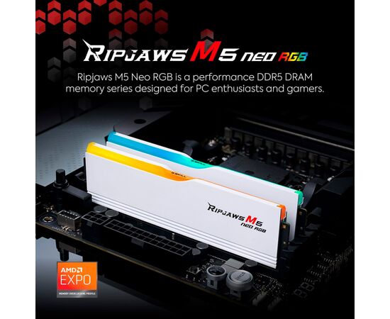 Модуль памяти для компьютера DDR5 32GB (2x16GB) 6000 MHz Trident Z5 Neo RGB Black G.Skill (F5-6000J2836G16GX2-TZ5NR), изображение 4 Модуль памяти для компьютера DDR5 32GB (2x16GB) 6000 MHz Trident Z5 Neo RGB Black G.Skill (F5-6000J2836G16GX2-TZ5NR), изображение 4