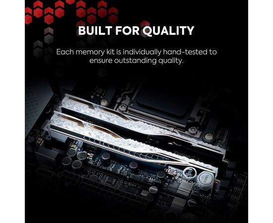 Модуль памяти для компьютера DDR5 32GB (2x16GB) 6000 MHz Trident Z5 Royal Silver G.Skill (F5-6000J2836G16GX2-TR5S), изображение 7 Модуль памяти для компьютера DDR5 32GB (2x16GB) 6000 MHz Trident Z5 Royal Silver G.Skill (F5-6000J2836G16GX2-TR5S), изображение 7