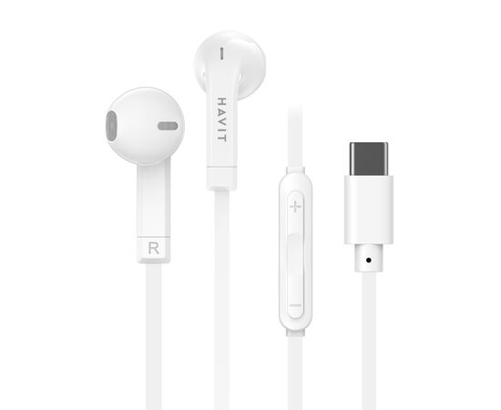 Наушники Havit HV-E336C USB-C White (HV-E336C) Наушники Havit HV-E336C USB-C White (HV-E336C)