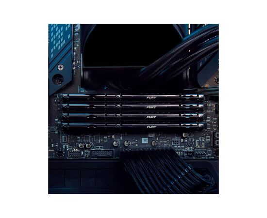 Модуль памяти для компьютера DDR5 64GB (2x32GB) 5600 MHz Fury Beast Black Kingston Fury (ex.HyperX) (KF556C36BBE2K2-64), изображение 8 Модуль памяти для компьютера DDR5 64GB (2x32GB) 5600 MHz Fury Beast Black Kingston Fury (ex.HyperX) (KF556C36BBE2K2-64), изображение 8