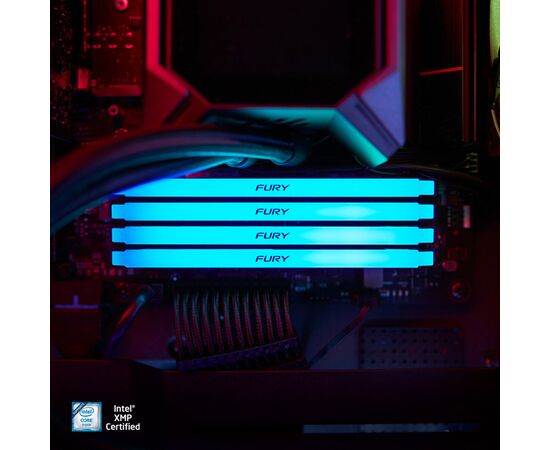 Модуль памяти для компьютера DDR4 16GB 3200 MHz Beast RGB Kingston Fury (ex.HyperX) (KF432C16BB12A/16WP), изображение 9 Модуль памяти для компьютера DDR4 16GB 3200 MHz Beast RGB Kingston Fury (ex.HyperX) (KF432C16BB12A/16WP), изображение 9
