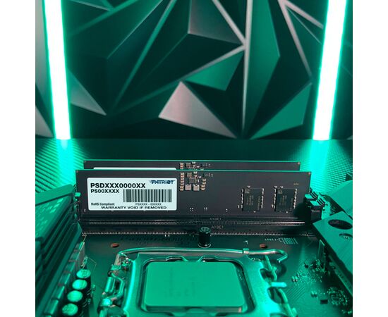 Модуль памяти для компьютера DDR5 16GB (2x8GB) 5600 MHz Signature Line Patriot (PSD516G5600K), изображение 3 Модуль памяти для компьютера DDR5 16GB (2x8GB) 5600 MHz Signature Line Patriot (PSD516G5600K), изображение 3
