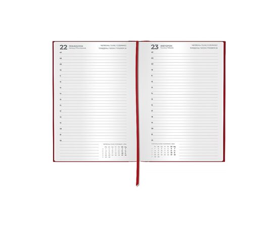 Еженедельник Axent датированный 2026 Classic City, 145х210, бордовый (8842-26-4-A), изображение 3