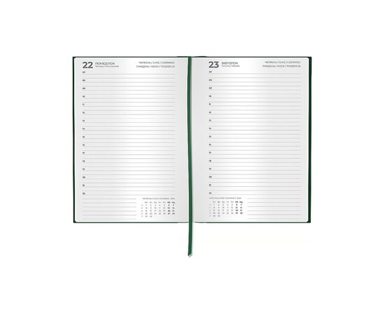 Еженедельник Axent датированный 2026 Classic City, 145х210, темно-зеленый (8842-26-3-A), изображение 3