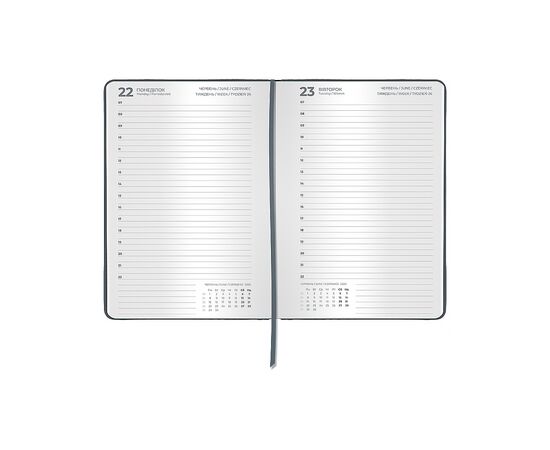 Еженедельник Axent датированный 2026 Classic Palermo, 145х210, серый (8843-26-4-A), изображение 3