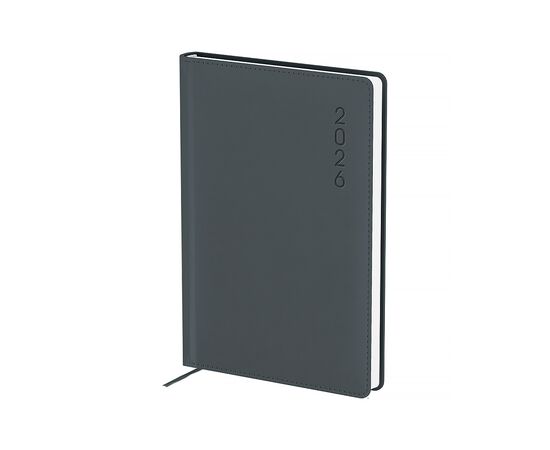 Еженедельник Axent датированный 2026 Classic Palermo, 145х210, серый (8843-26-4-A)