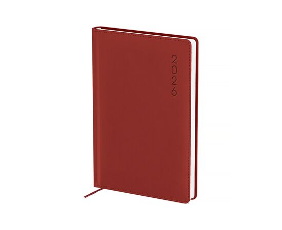 Тижневик Axent датований 2026 Classic Palermo, 145х210, червоний (8843-26-3-A) Тижневик Axent датований 2026 Classic Palermo, 145х210, червоний (8843-26-3-A)