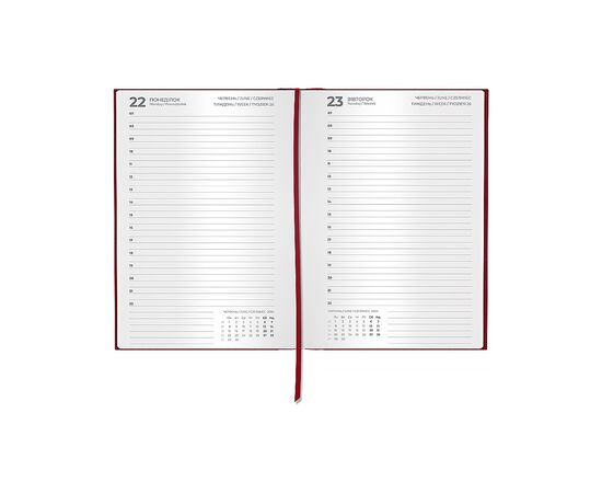 Еженедельник Axent датированный 2026 Classic Style, 145х210, бордовый (8840-26-3-A), изображение 3