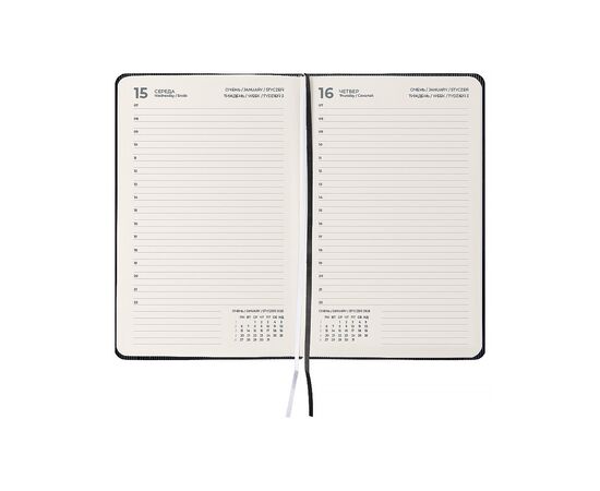 Тижневик Axent датований 2026 Grand Lines, 195х255, чорний (8831-26-01-A), зображення 3 Тижневик Axent датований 2026 Grand Lines, 195х255, чорний (8831-26-01-A), зображення 3