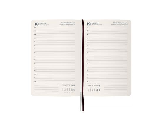 Тижневик Axent датований 2026 Partner City Soft, 145х210, коричневий (8821-26-05-A), зображення 3 Тижневик Axent датований 2026 Partner City Soft, 145х210, коричневий (8821-26-05-A), зображення 3