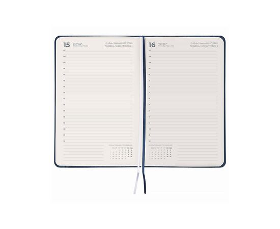 Еженедельник Axent датированный 2026 Partner Lines, 145х210, голубой (8815-26-48-A), изображение 3