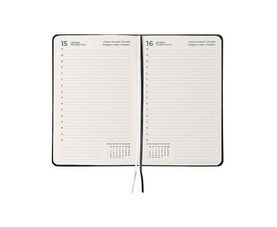 Еженедельник Axent датированный 2026 Partner Lines, 145х210, черный (8815-26-01-A), изображение 3