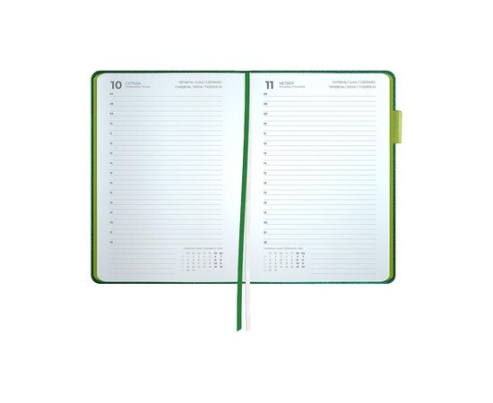 Еженедельник Axent датированный 2026 Partner Soft Muse, 145х210, зеленый (8827-26-2-A), изображение 3