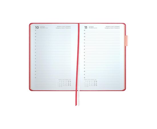 Еженедельник Axent датированный 2026 Partner Soft Muse, 145х210, розовый (8827-26-1-A), изображение 3 Еженедельник Axent датированный 2026 Partner Soft Muse, 145х210, розовый (8827-26-1-A), изображение 3