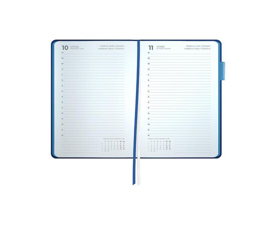 Еженедельник Axent датированный 2026 Partner Soft Muse, 145х210, синий (8827-26-3-A), изображение 3