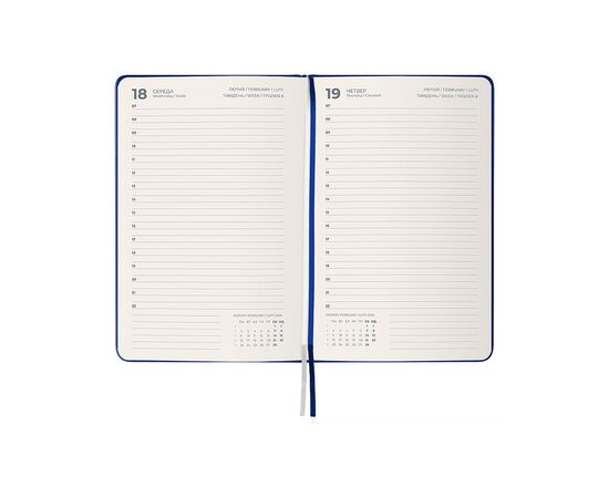 Еженедельник Axent датированный 2026 Partner Strong, 145х210, классический синий (8819-26-38-A), изображение 3