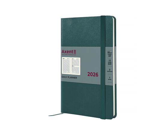 Тижневик Axent датований 2026 Partner Strong, 145х210, лазурний (8819-26-63-A) Тижневик Axent датований 2026 Partner Strong, 145х210, лазурний (8819-26-63-A)