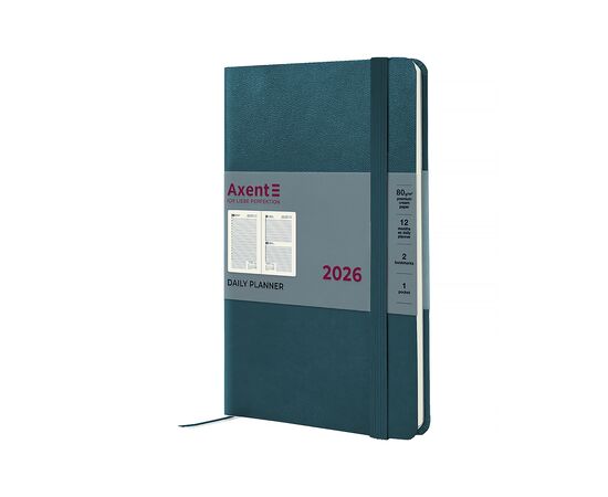 Еженедельник Axent датированный 2026 Partner Strong, 145х210, малахитовый (8819-26-31-A)
