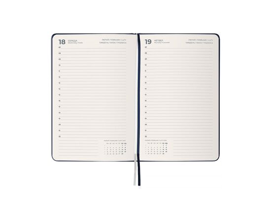 Еженедельник Axent датированный 2026 Partner Strong, 145х210, синий (8819-26-02-A), изображение 3