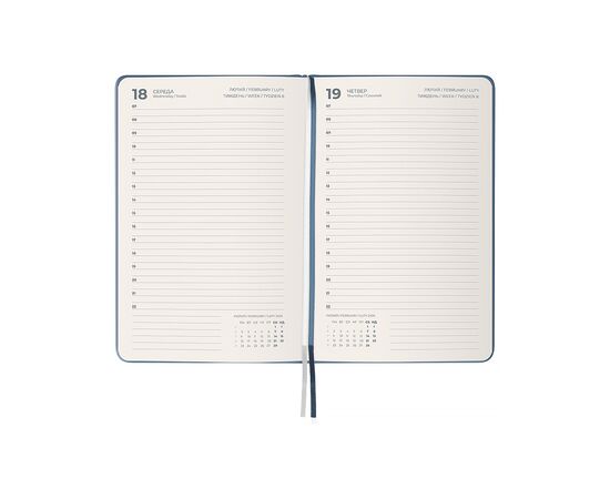 Еженедельник Axent датированный 2026 Partner Strong, 145х210, серый (8819-26-62-A), изображение 3