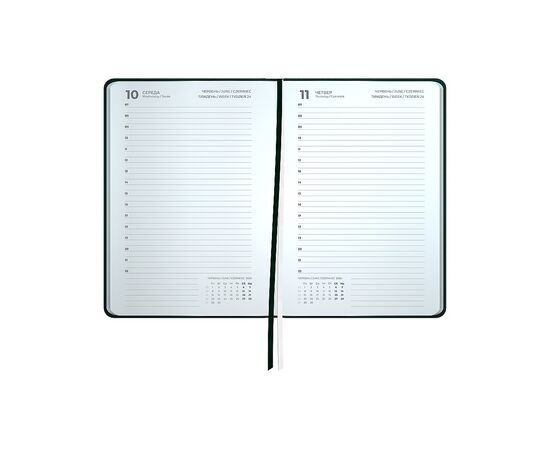 Еженедельник Axent датированный 2026 Partner Traces, 145х210, темно-зеленый (8829-26-2-A), изображение 3