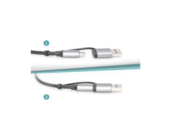 Переходник USB-C + USB 3.0 to RJ45 2500Mbps Ethernet Digitus (DN-3028), изображение 7 Переходник USB-C + USB 3.0 to RJ45 2500Mbps Ethernet Digitus (DN-3028), изображение 7
