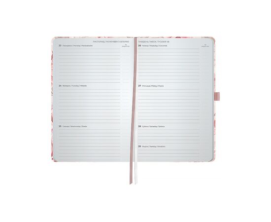 Еженедельник Axent датированный 2026 Partner 125х195, Peony Dreams (8524-26-2-A-CC), изображение 3 Еженедельник Axent датированный 2026 Partner 125х195, Peony Dreams (8524-26-2-A-CC), изображение 3