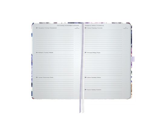 Еженедельник Axent датированный 2026 Partner 125х195, Violet Whispers (8524-26-4-A), изображение 3