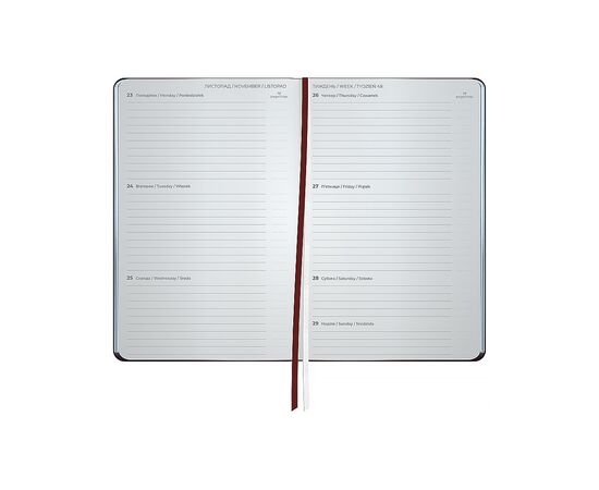 Еженедельник Axent датированный 2026 Partner City Soft 125х195, коричневый (8521-26-05-A), изображение 5